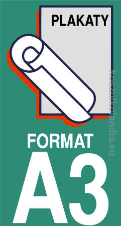 Plakaty jednostronne - format A3 
